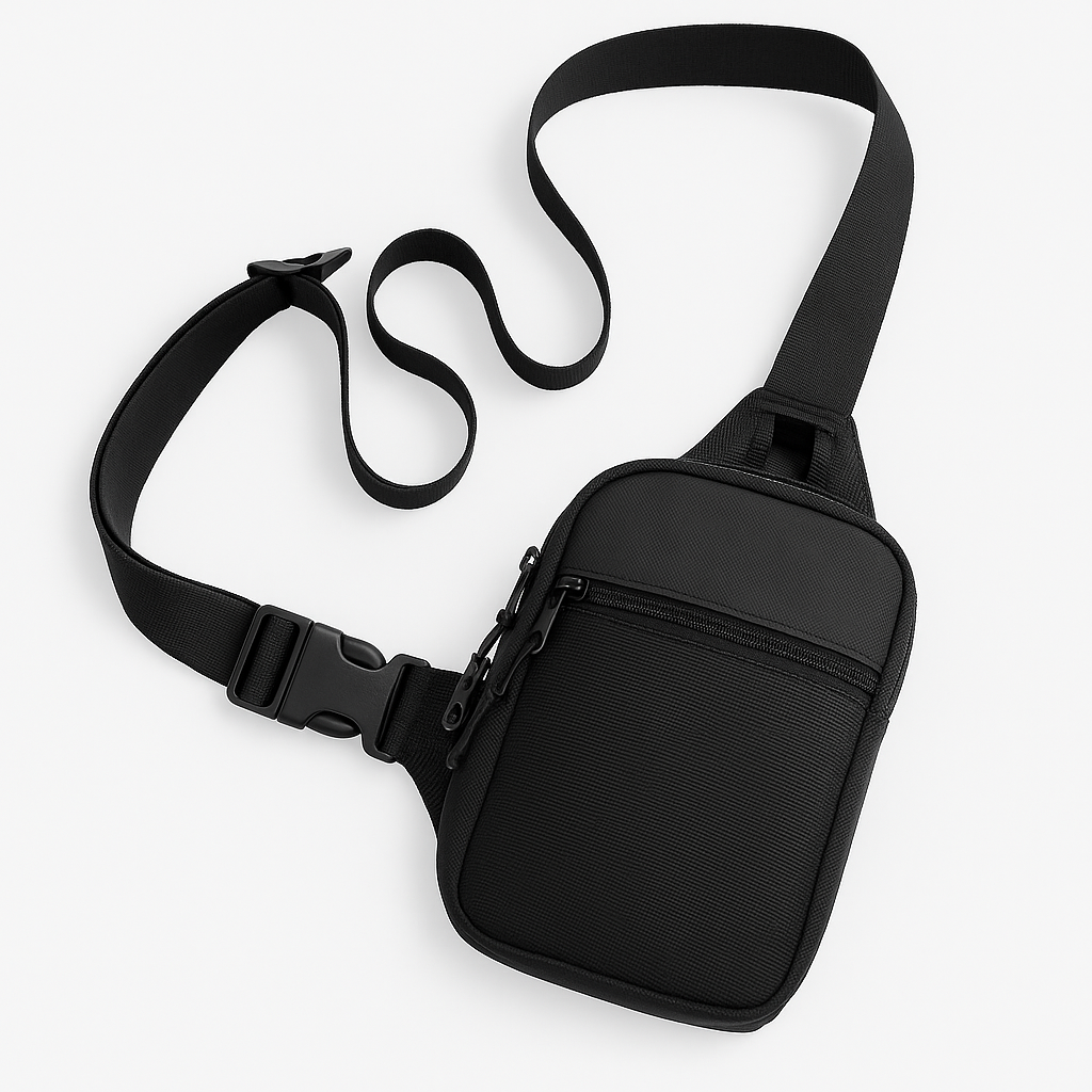 Kompakt rejsetaske med crossbody-rem