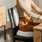 Pudesæt med ergonomisk siddepude og rygpude