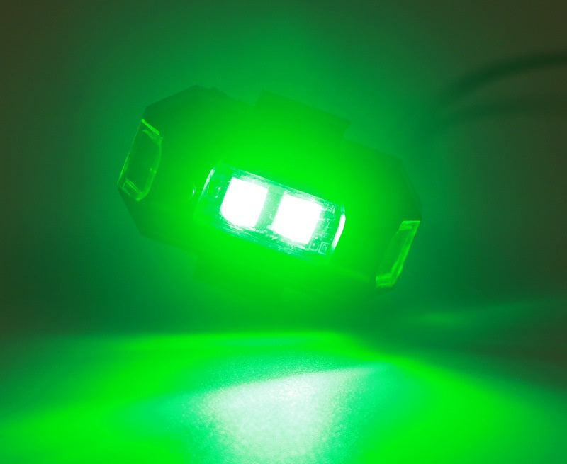 LED-advarselslampe mod kollision