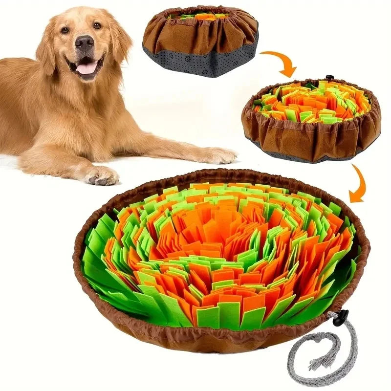 Snusemåtte til hunde i vaskbart filt