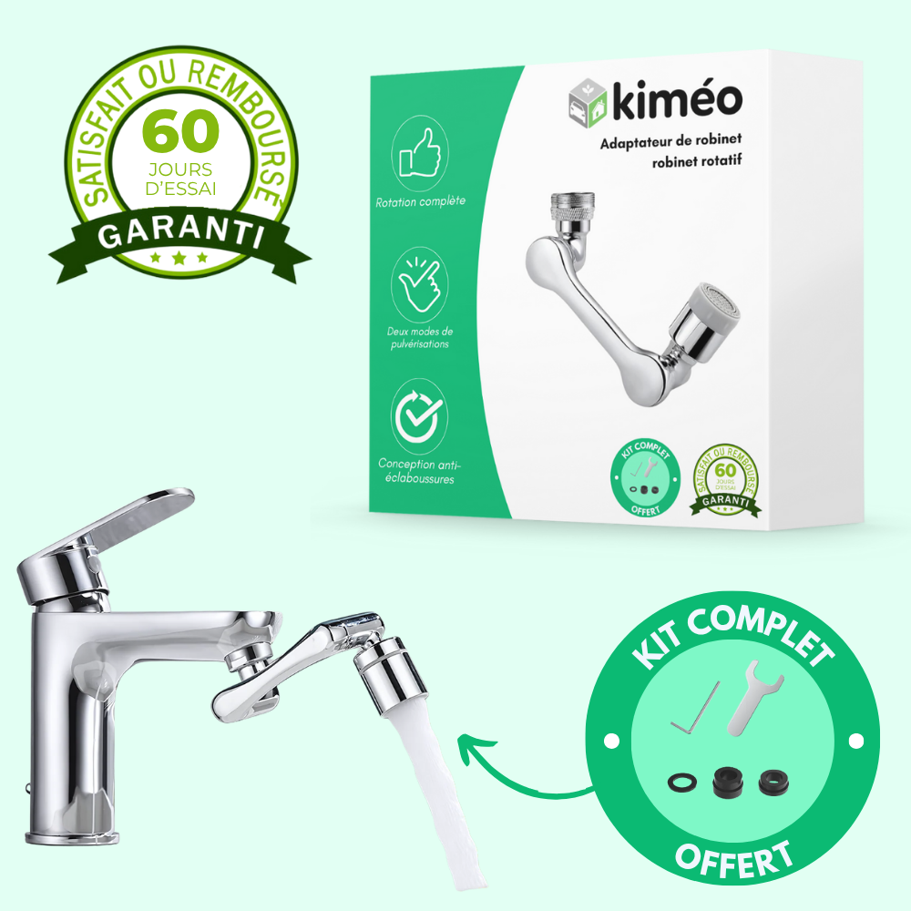 Drejeligt vandhaneforlænger