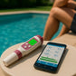 Digital pooltester til måling af pH og klor i vand