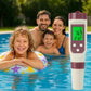 Digital pooltester til måling af pH og klor i vand
