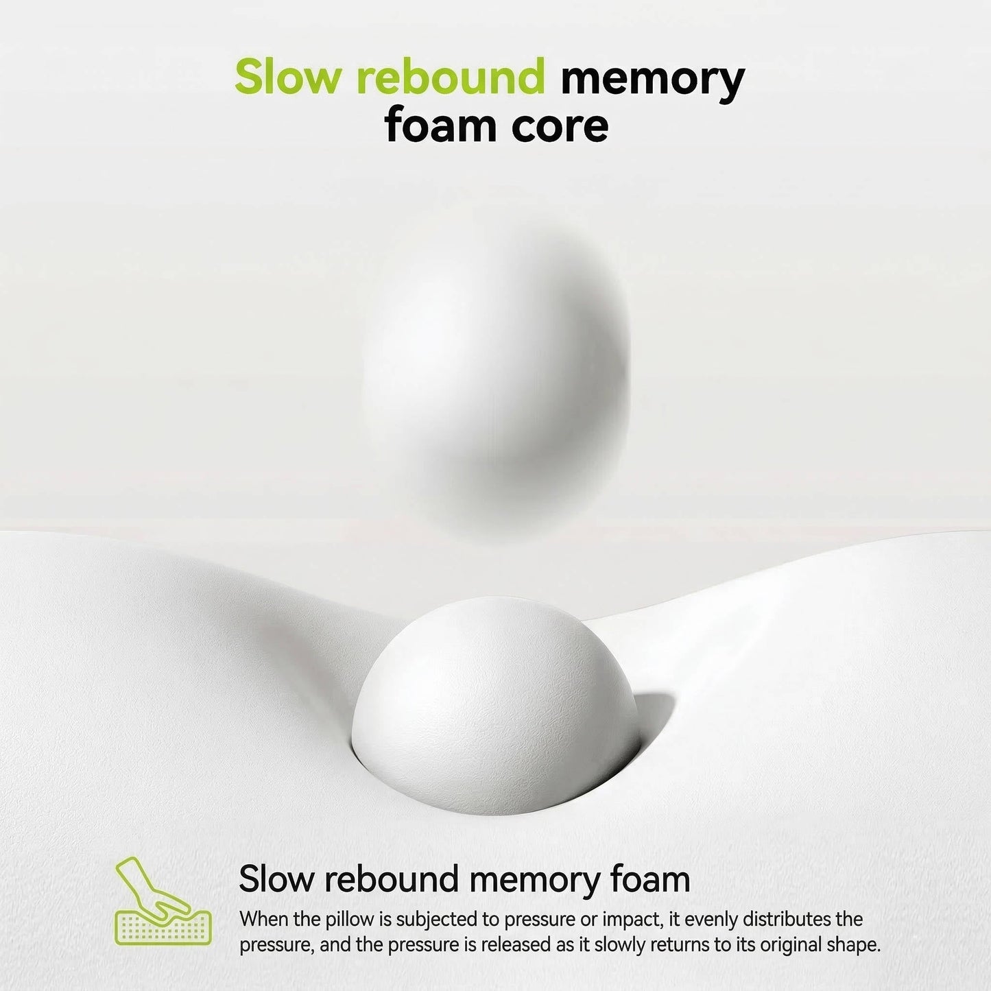 Nakkepude af memory foam til nakken