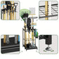 Heavy Duty Metal Garden Tool Rack Outdoor Storage Organizer