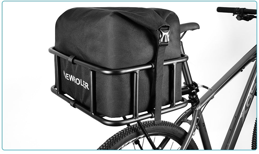 Cykelkurv til bagagebærer i pulverlakeret stål