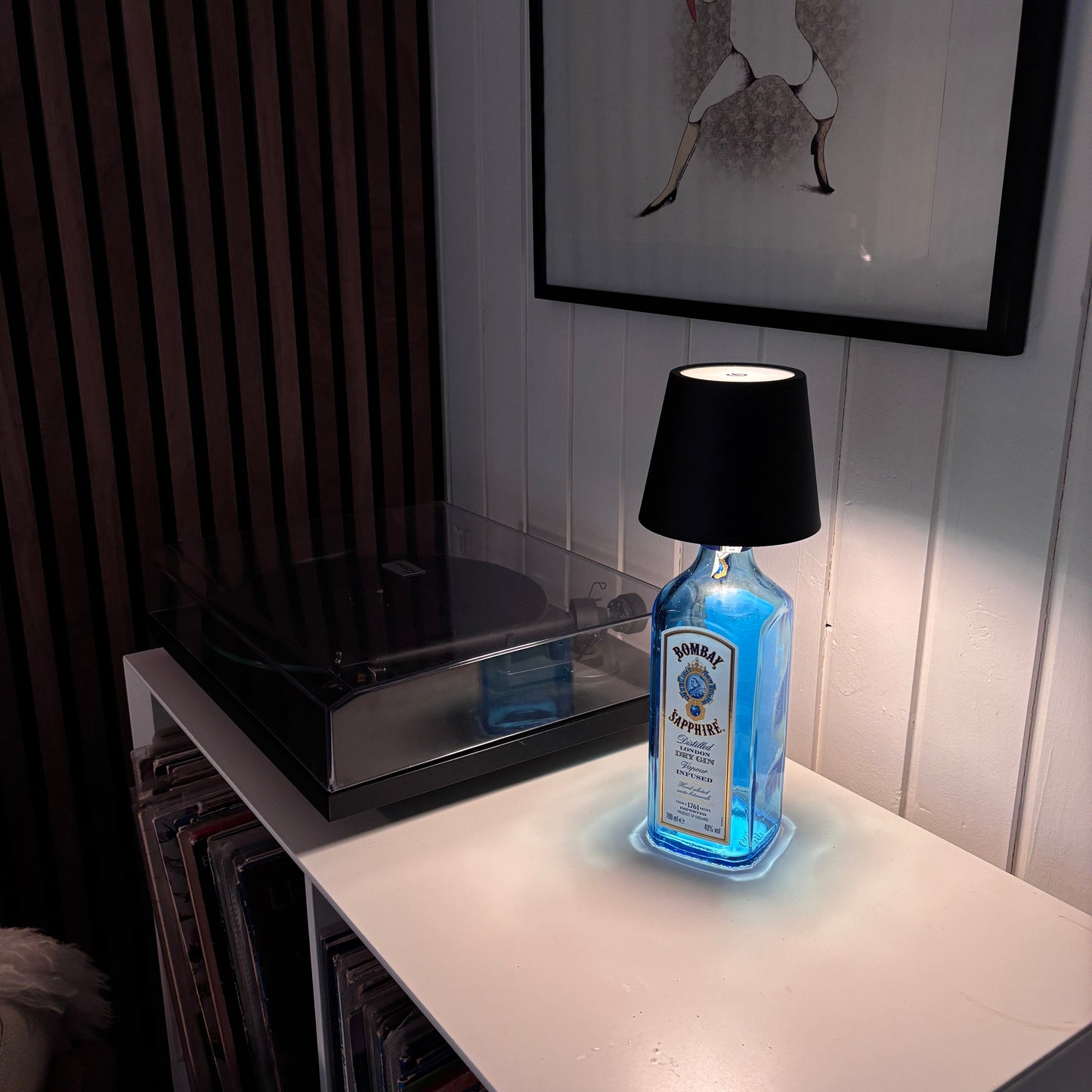 Trådløs LED-flaskelampe