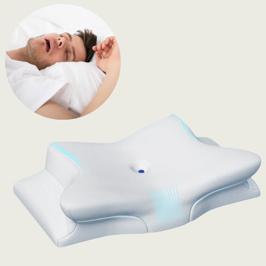 Ergonomisk pude mod snorken