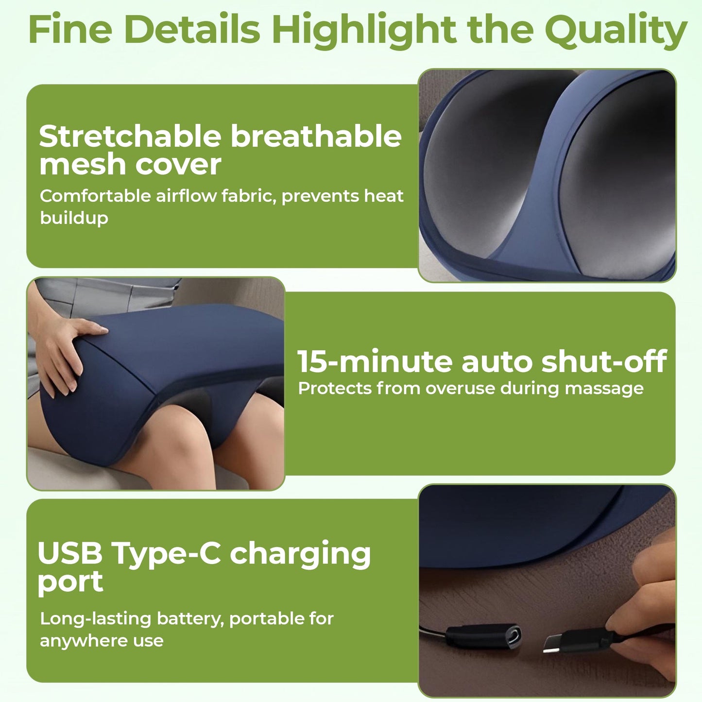 Stor fodmassagemaskine