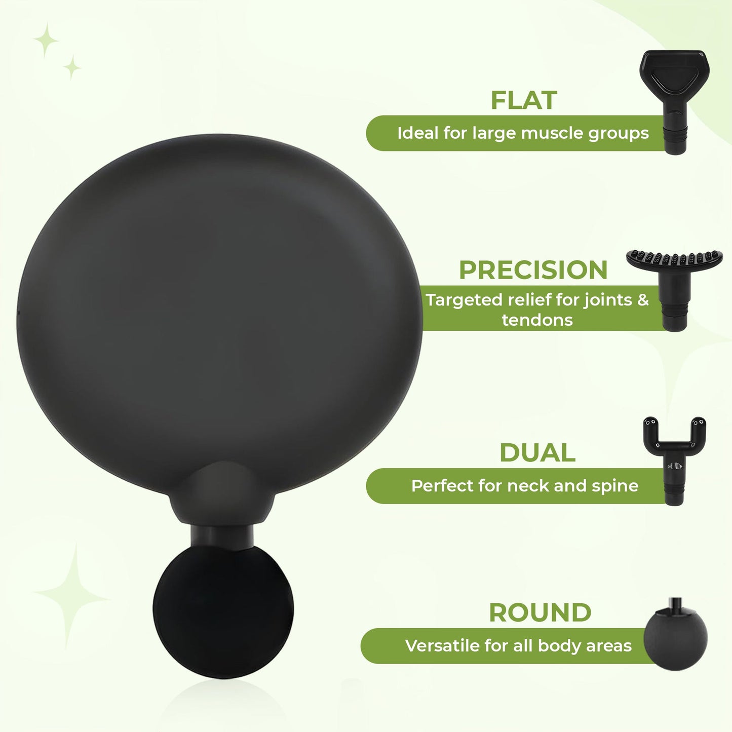 Bærbar dybvævsmassagepistol