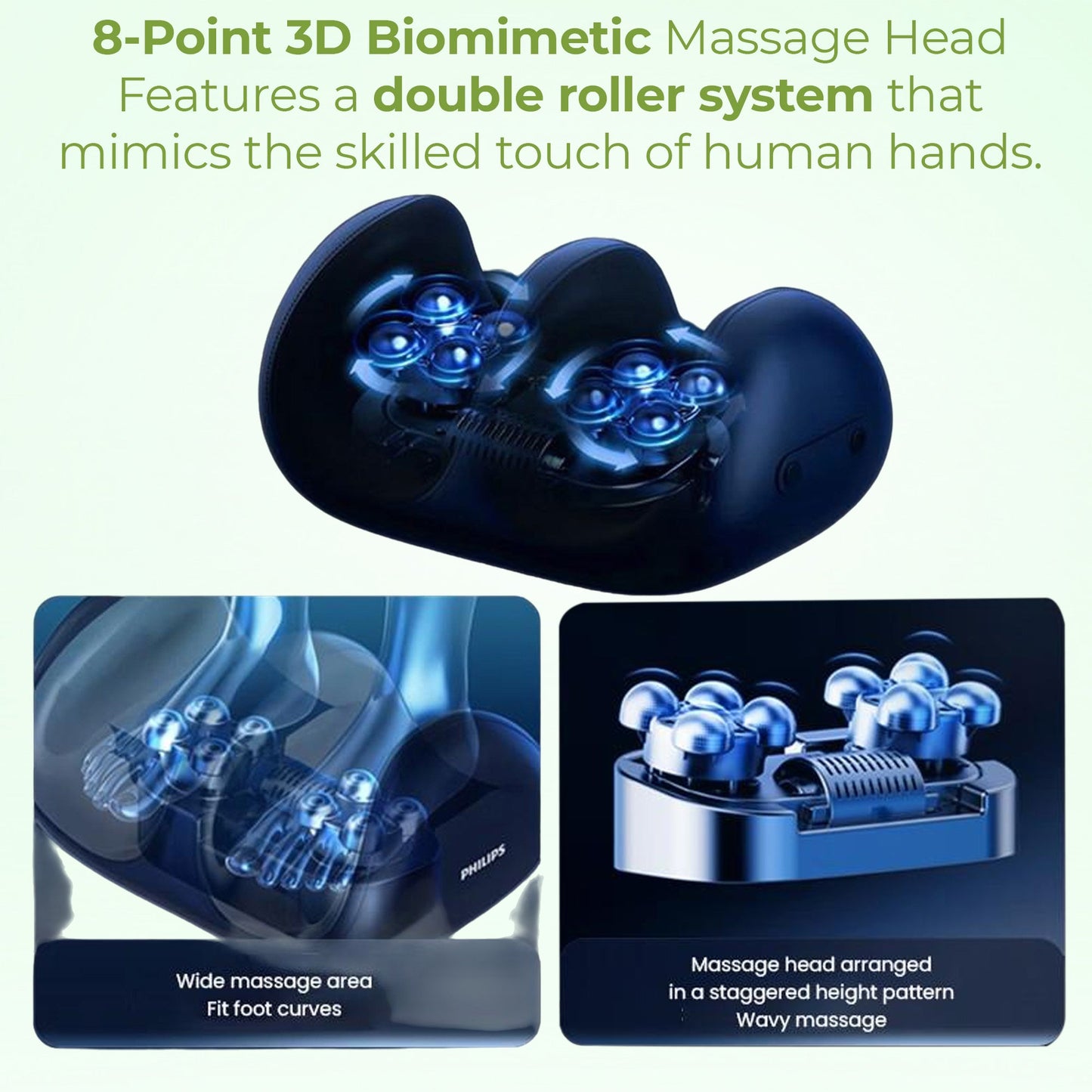 Stor fodmassagemaskine