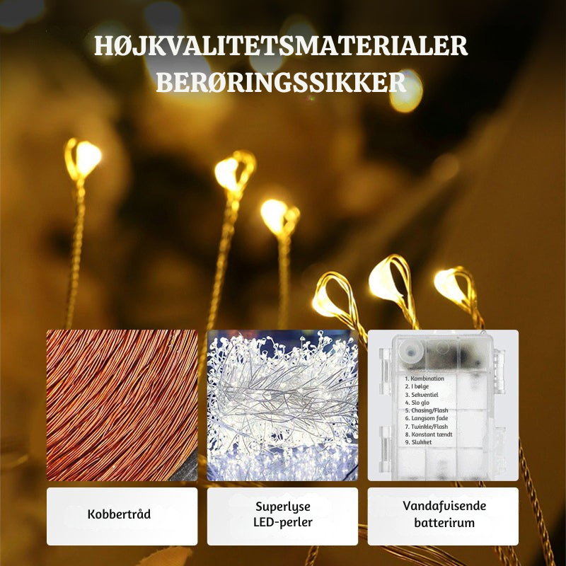 Funklende LED-lyskæder