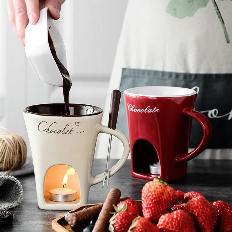 Keramisk chokoladefonduekop