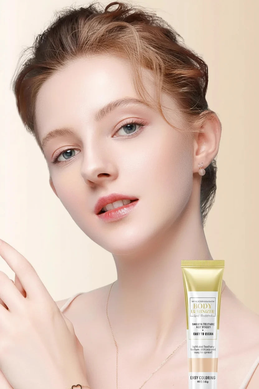 Flydende foundation og highlighter – dækkende BB-creme til en jævn finish