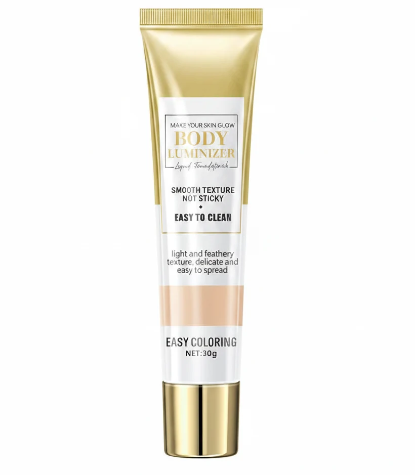 Flydende foundation og highlighter – dækkende BB-creme til en jævn finish