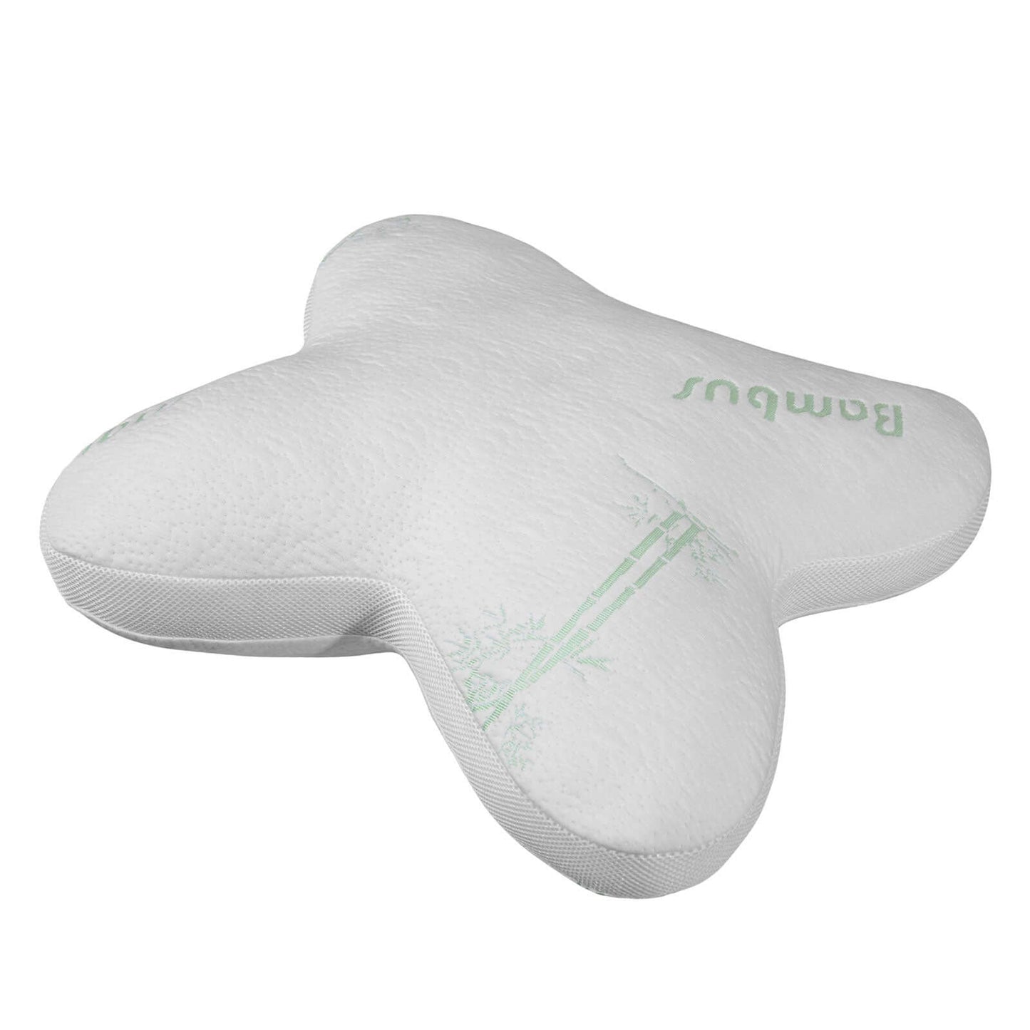 Ergonomisk sommerfuglepude, mikrofiber, aftageligt betræk