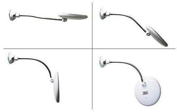 10X LED-spejl på sugekop