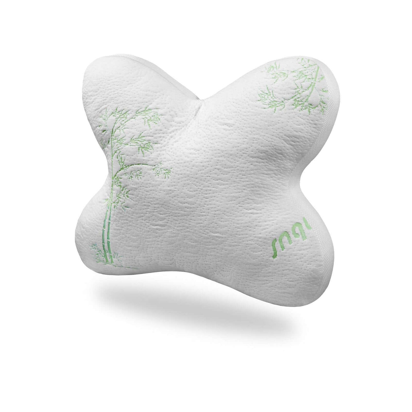 Ergonomisk sommerfuglepude, mikrofiber, aftageligt betræk