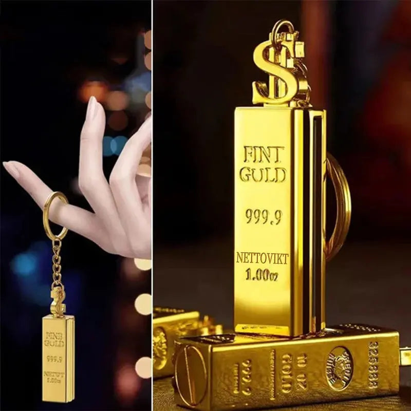 Multifunktionel nøgle-lighter i metal