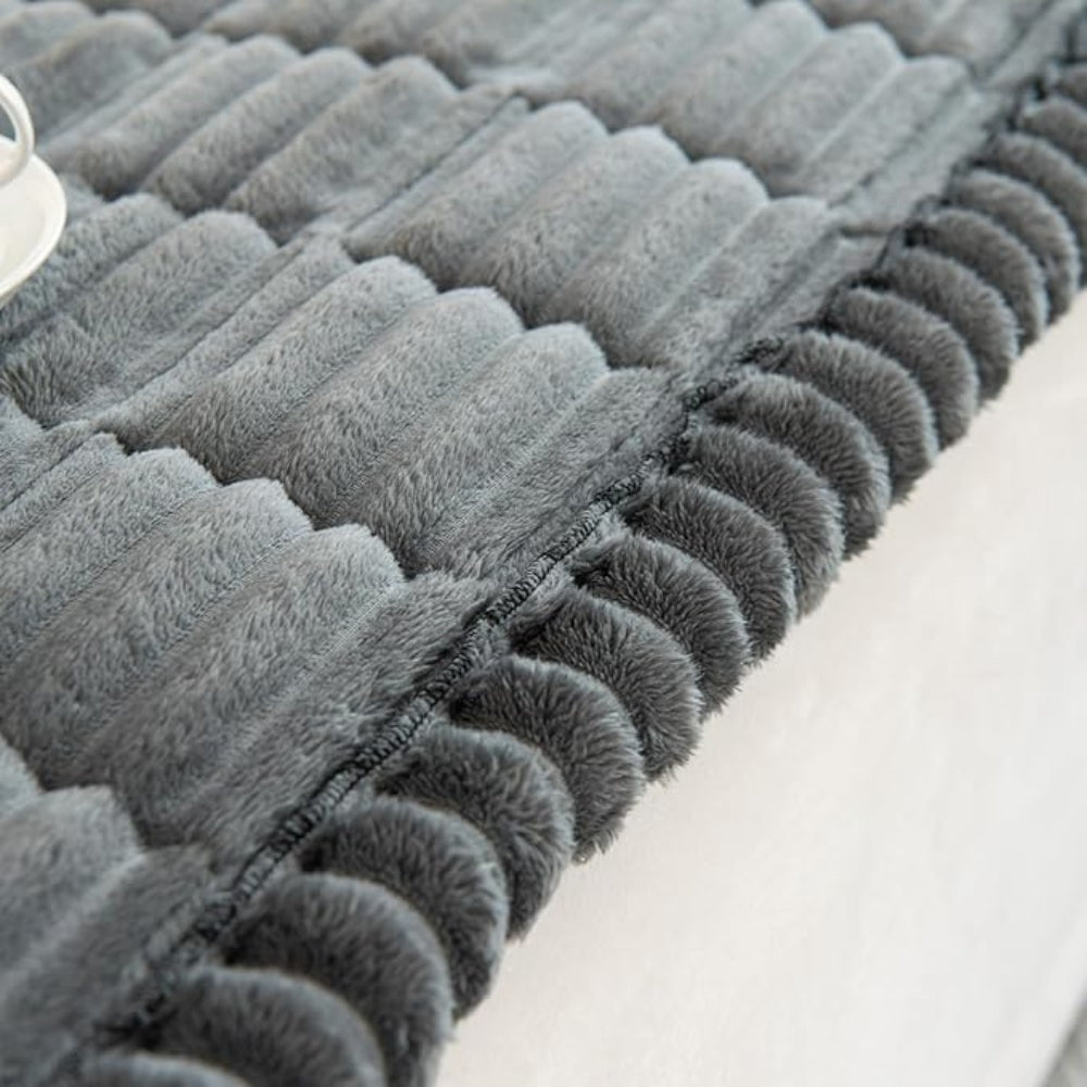 Plysplisseret sofabetræk