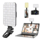 Bærbart LED-clip-on-selfie-lys til telefoner og bærbare computere