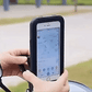 Vandtæt cykelholder til smartphone med touchvindue og 360° drejning