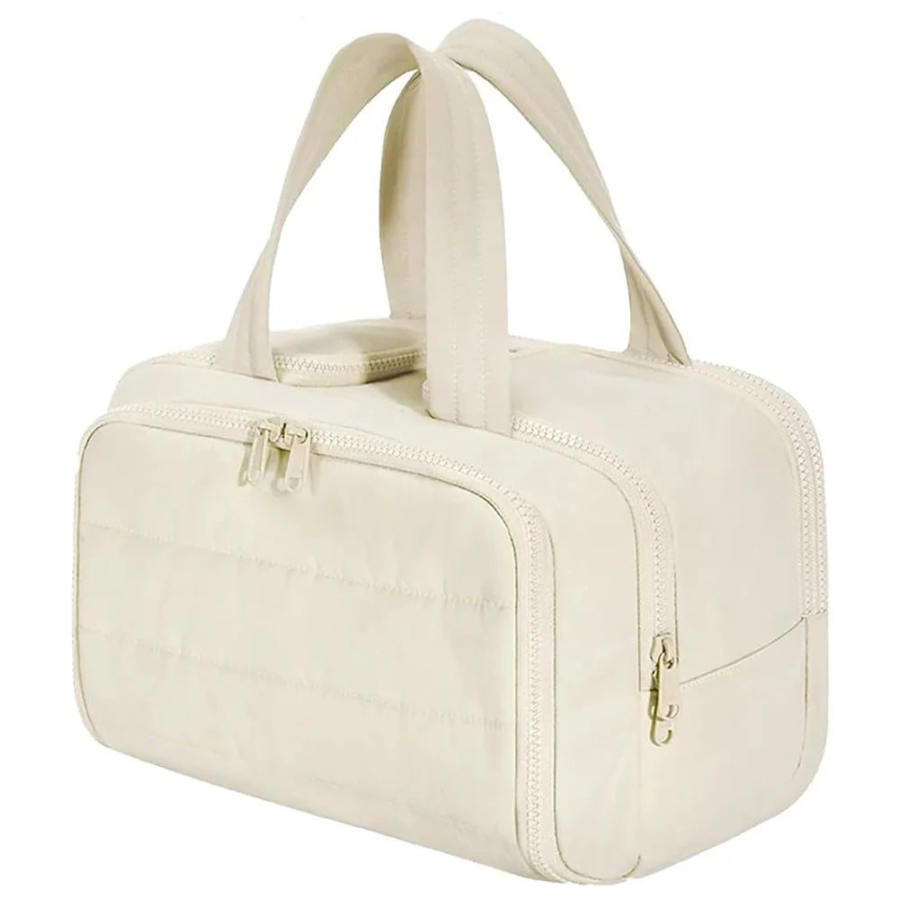 Stor toilettaske med rum – 31 × 14 × 20 cm