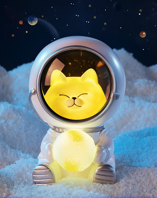 Galaxy Cat natlampe