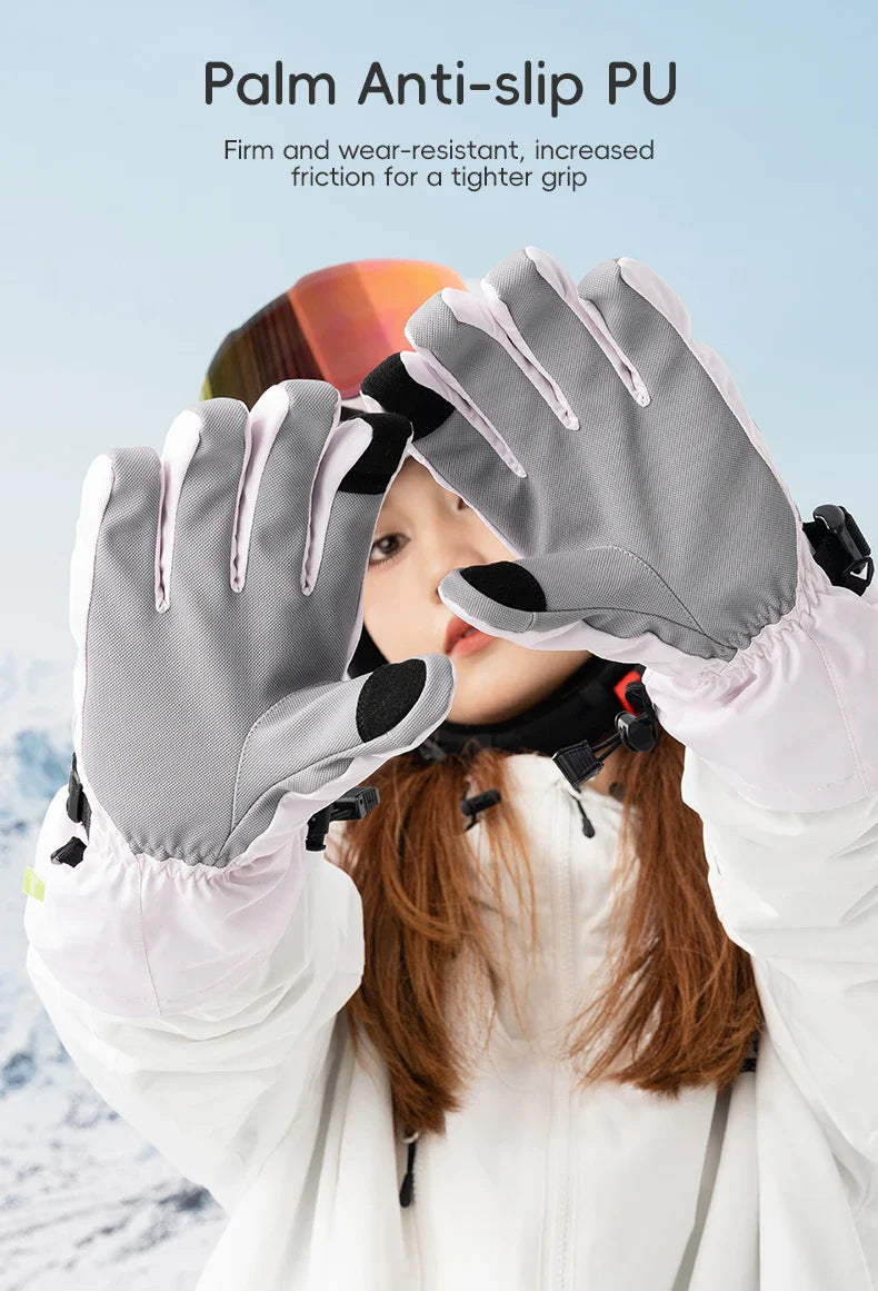 Touchscreen- og vandtætte skihandsker