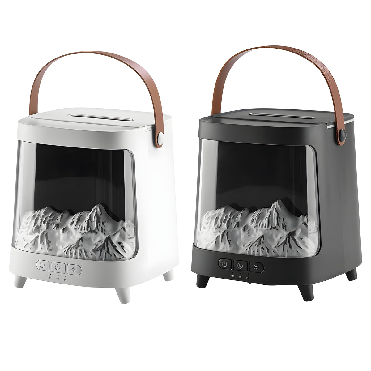 Luftfugter med nordlyseffekt og medfølgende fjernbetjening