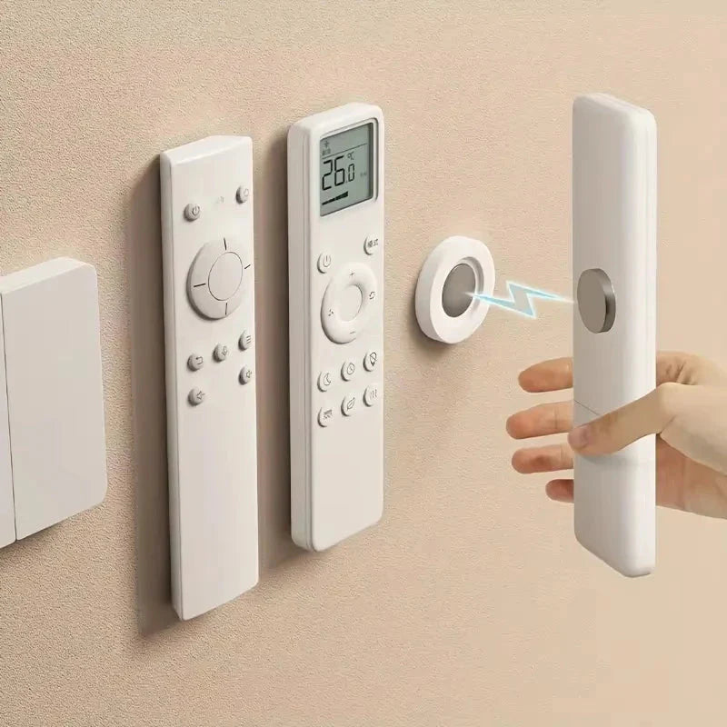 Magnetisk holder til fjernbetjening uden boring