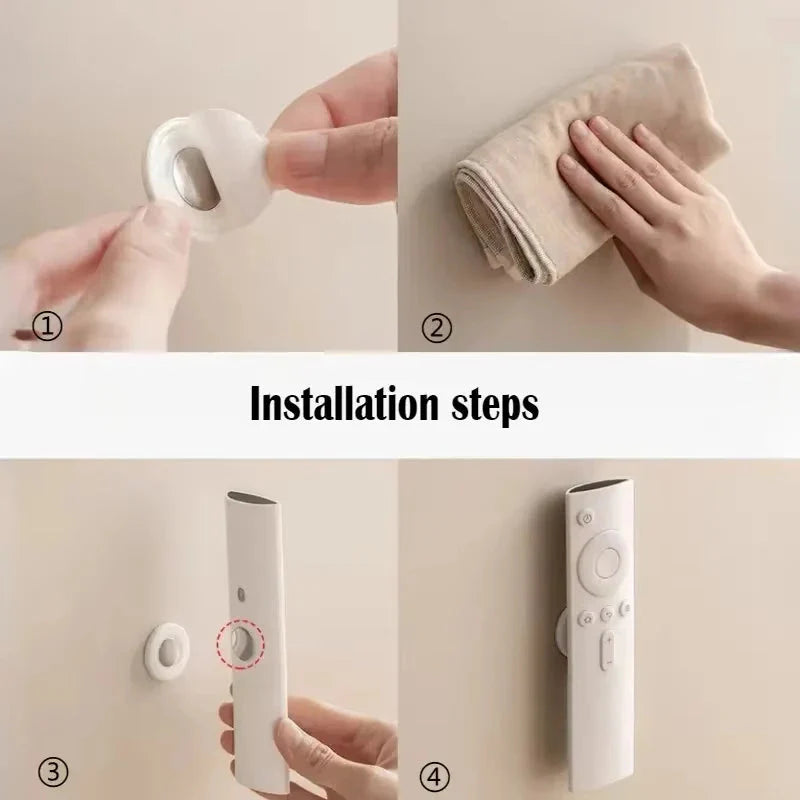 Magnetisk holder til fjernbetjening uden boring