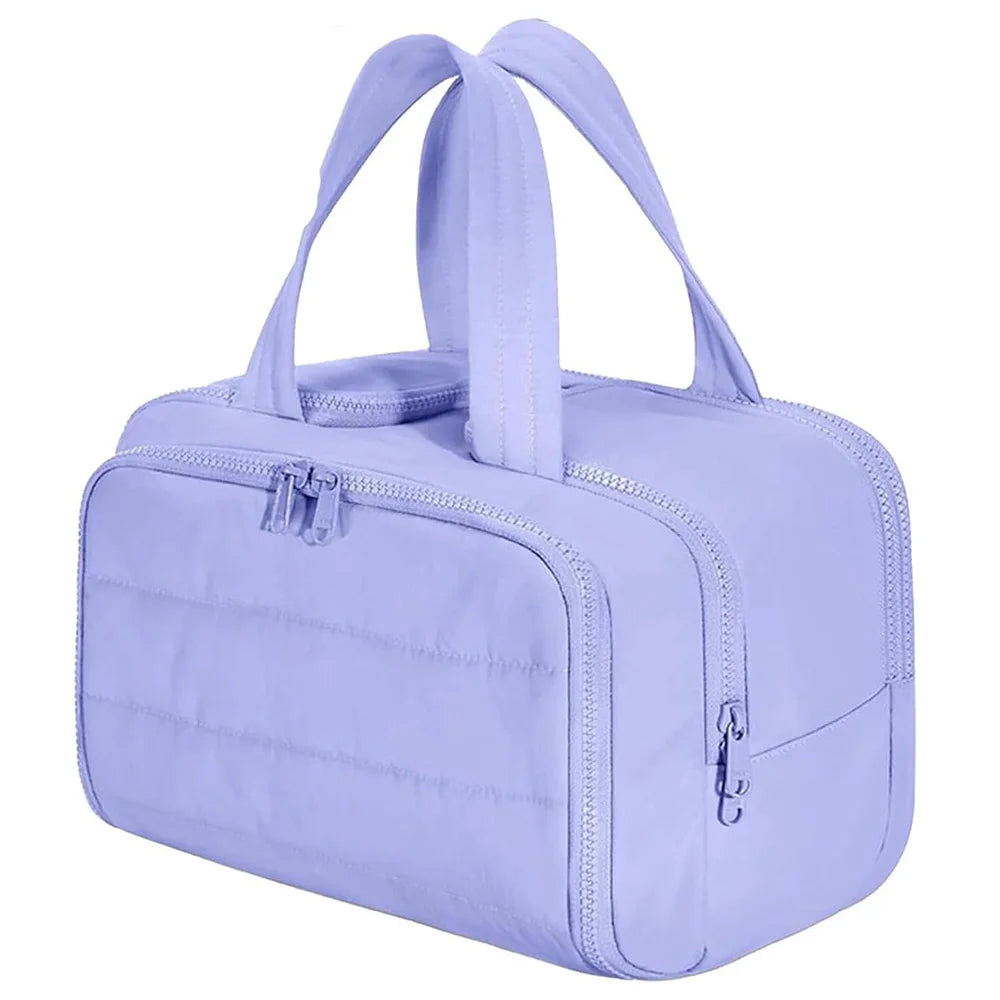 Stor toilettaske med rum – 31 × 14 × 20 cm