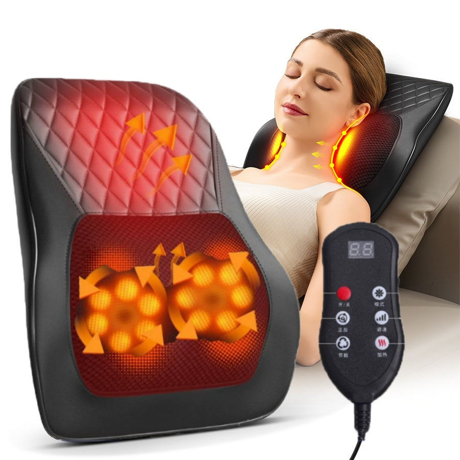 Opvarmet massagekudepude