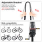 Bagmonteret bagagebærer i aluminiumslegering til mountainbikes/gravelcykler