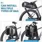 Bagmonteret bagagebærer i aluminiumslegering til mountainbikes/gravelcykler