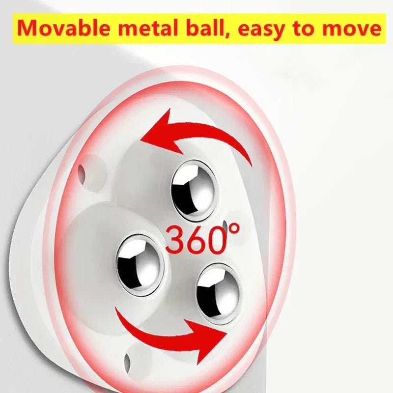 Selvklæbende møbelhjul med 360° rotation
