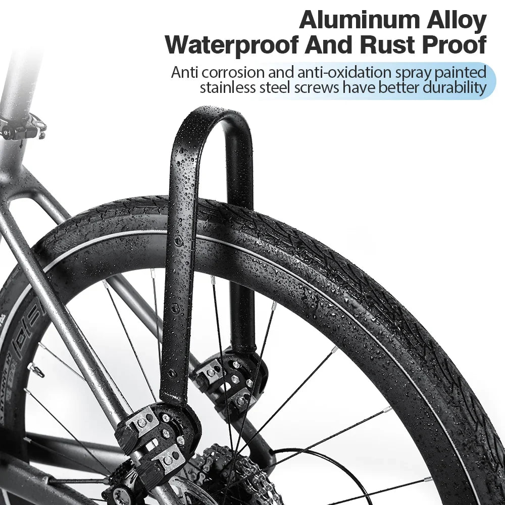 Bagmonteret bagagebærer i aluminiumslegering til mountainbikes/gravelcykler
