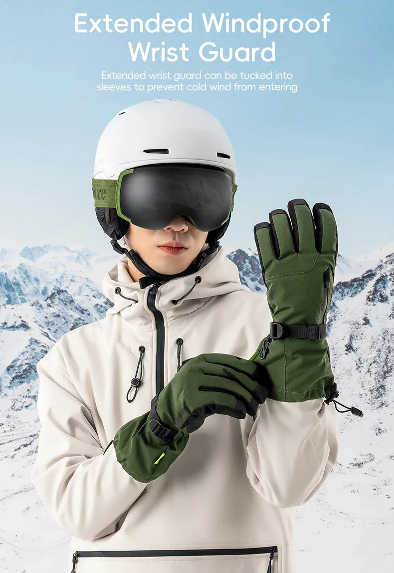 Touchscreen- og vandtætte skihandsker