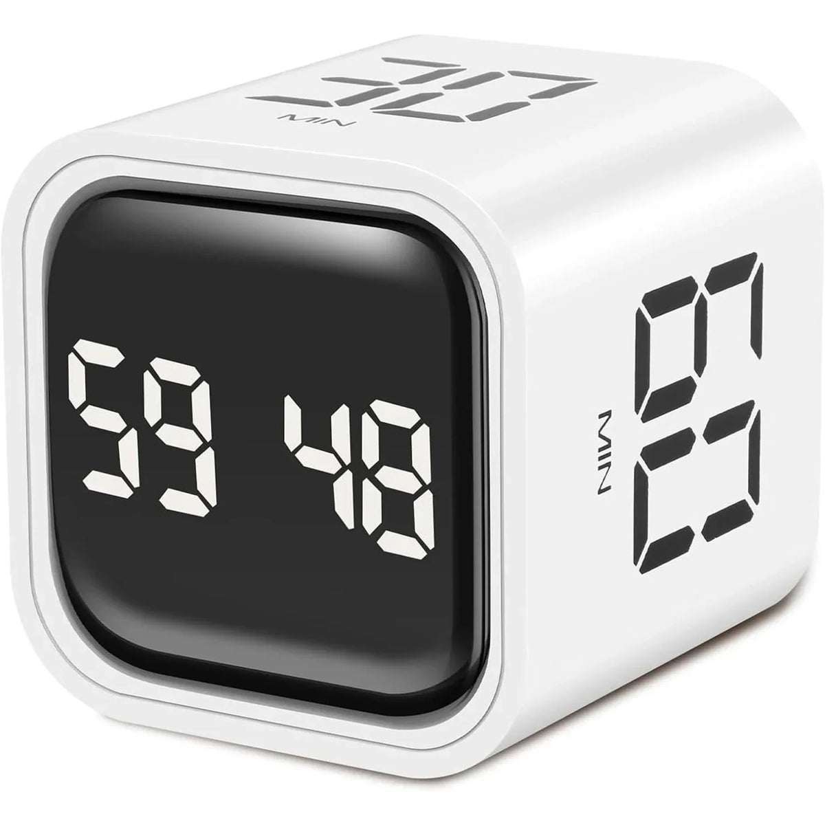Digital Pomodoro-kubetimer med fire faste tidsintervaller