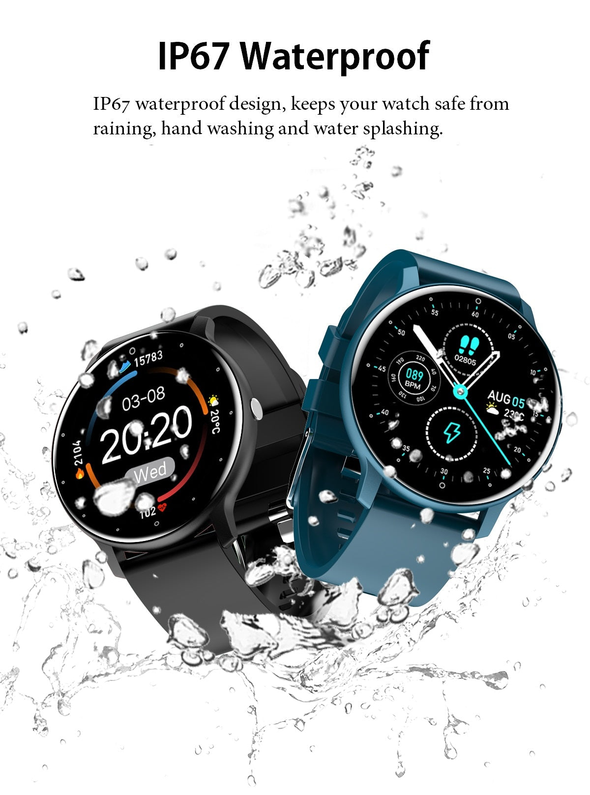 IP67 ultratyndt smartwatch