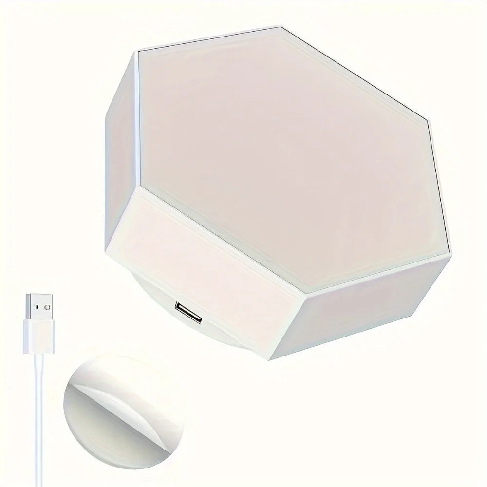 Modulær RGB LED-lampe med berøringsbetjening