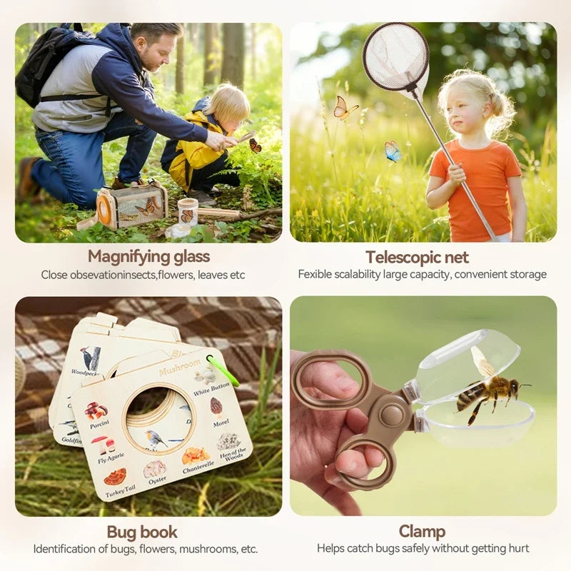 Observations- og indsamlersæt til insekter