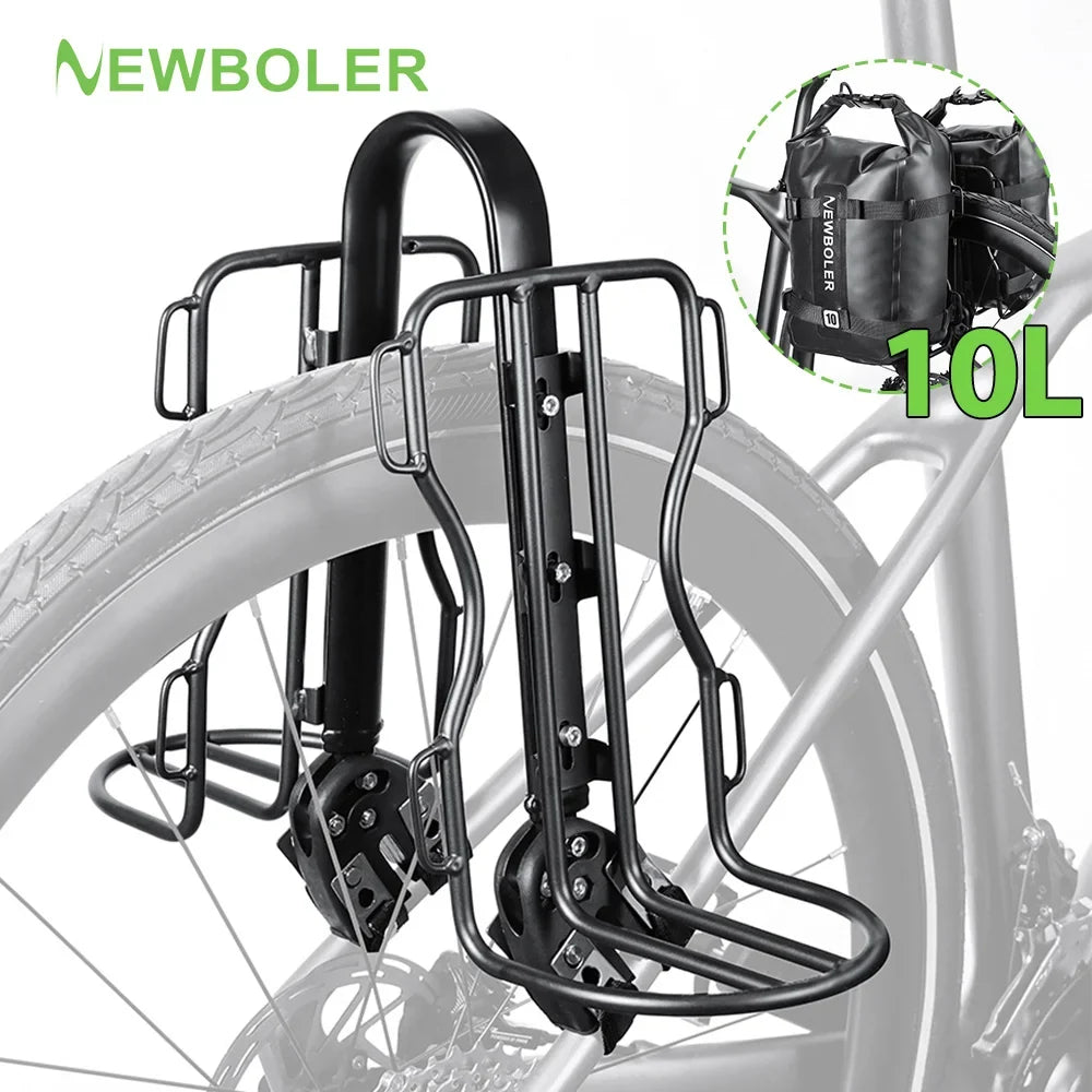 Bagmonteret bagagebærer i aluminiumslegering til mountainbikes/gravelcykler