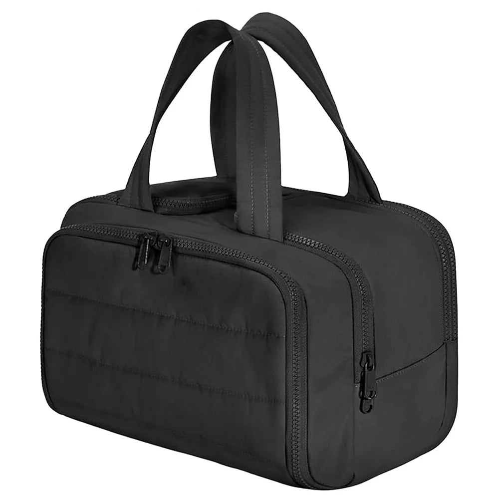 Stor toilettaske med rum – 31 × 14 × 20 cm