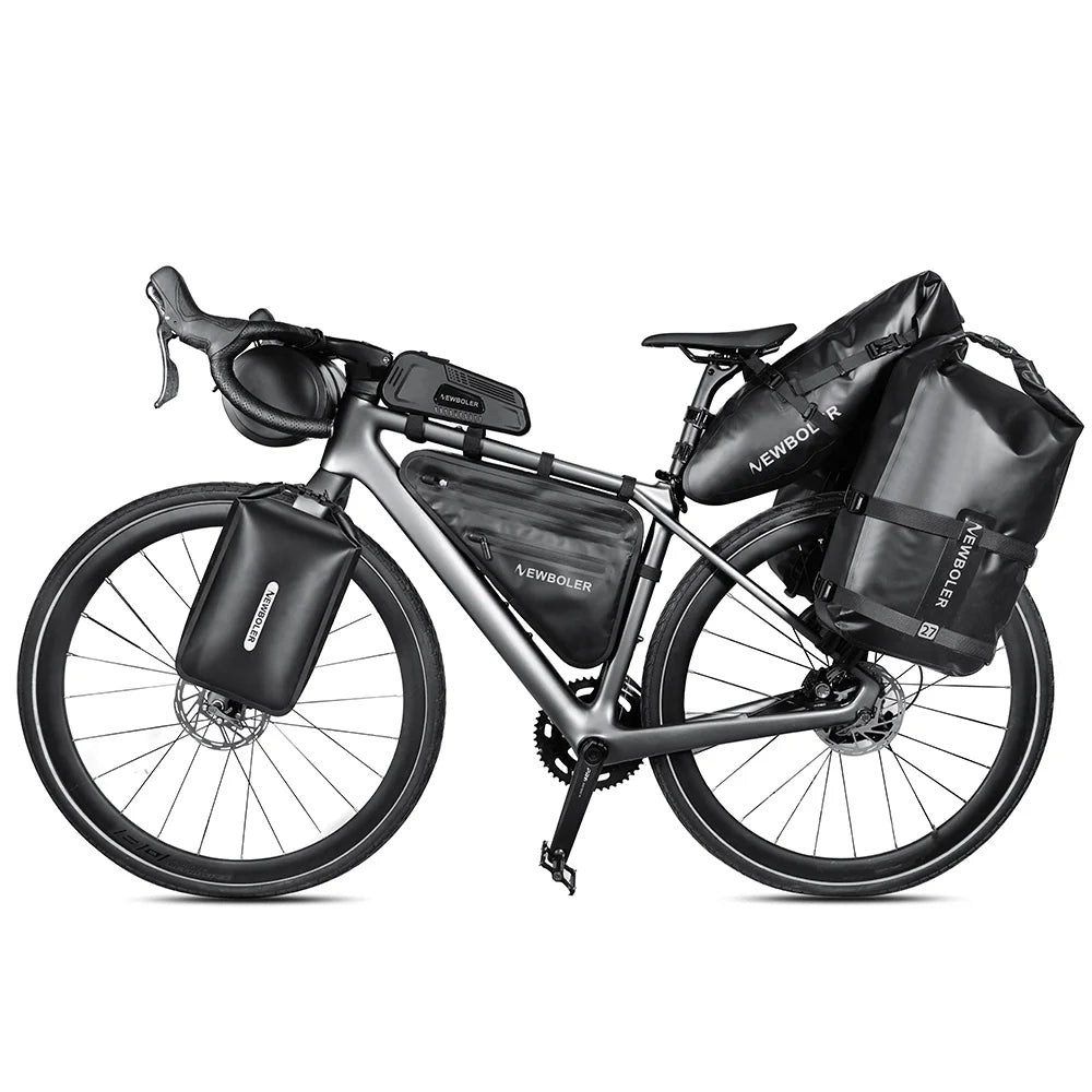 Bagmonteret bagagebærer i aluminiumslegering til mountainbikes/gravelcykler
