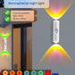 Trådløs LED-natlampe med bevægelsessensor, 7 farver og USB-opladning