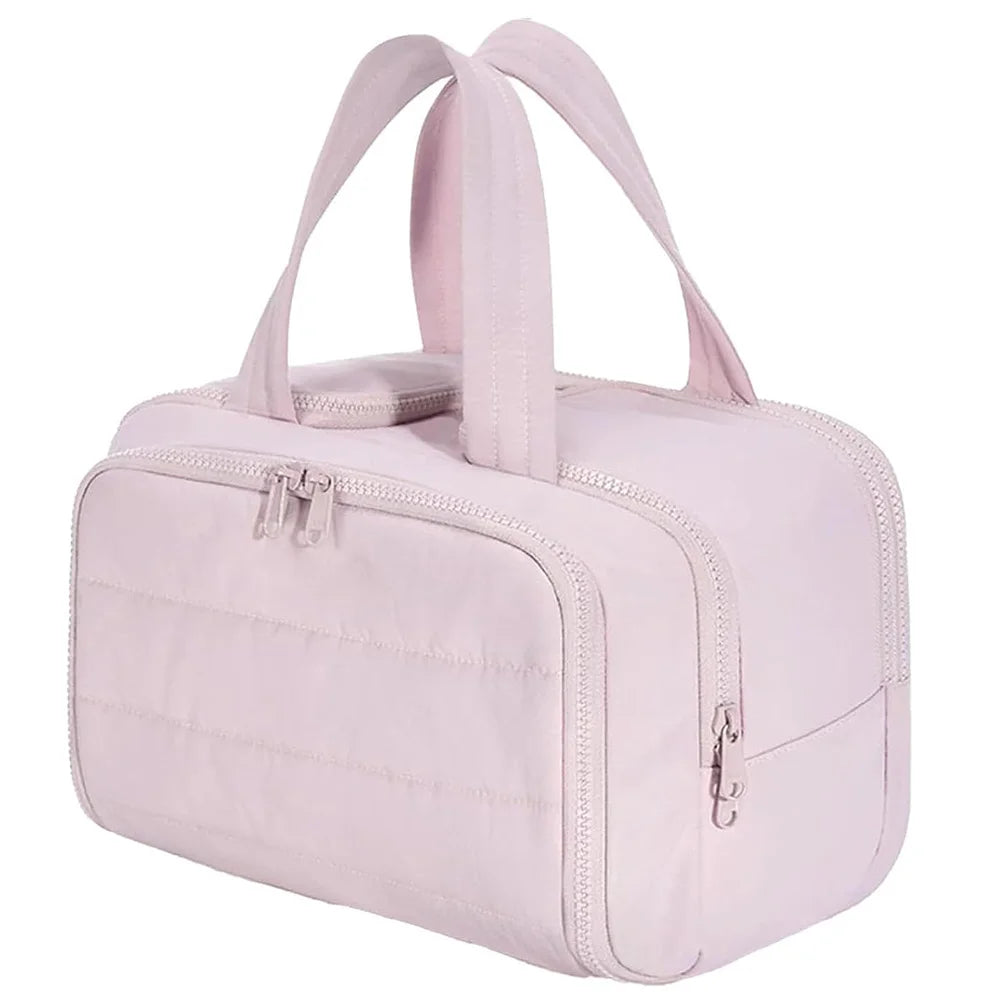 Stor toilettaske med rum – 31 × 14 × 20 cm