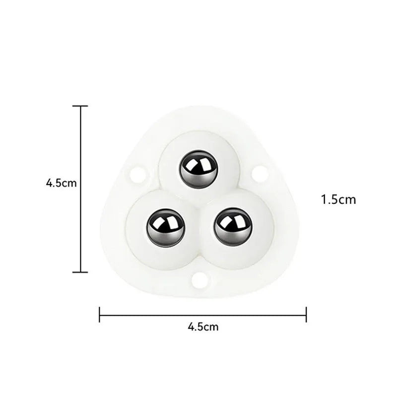 Selvklæbende møbelhjul med 360° rotation