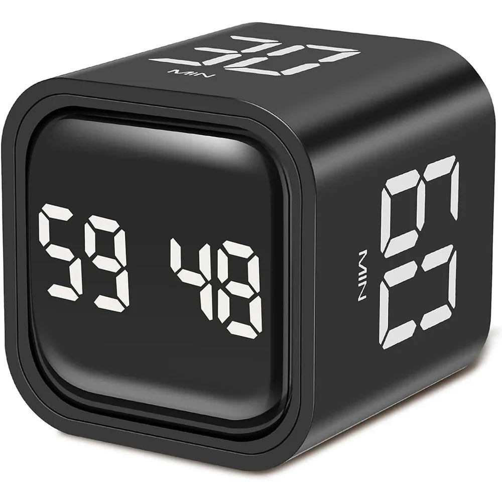 Digital Pomodoro-kubetimer med fire faste tidsintervaller
